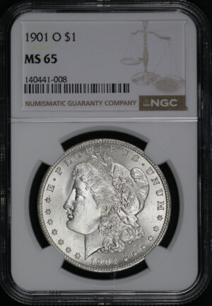 Obverse of this 1901-O Morgan Dollar NGC MS-65