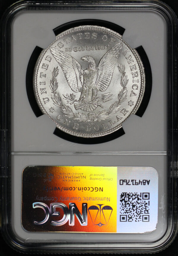 Reverse of this 1901-O Morgan Dollar NGC MS-65