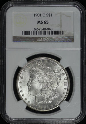 Obverse of this 1901-O Morgan Dollar NGC MS-65