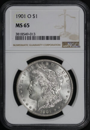 Obverse of this 1901-O Morgan Dollar NGC MS-65