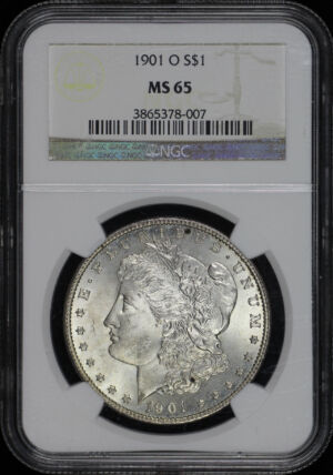 Obverse of this 1901-O Morgan Dollar NGC MS-65