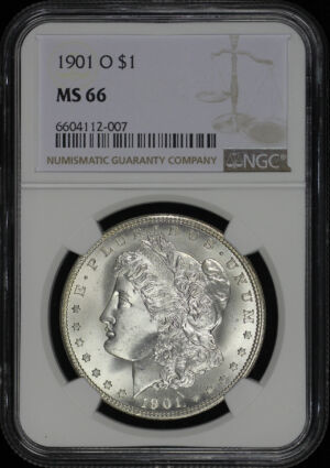 Obverse of this 1901-O Morgan Dollar NGC MS-66