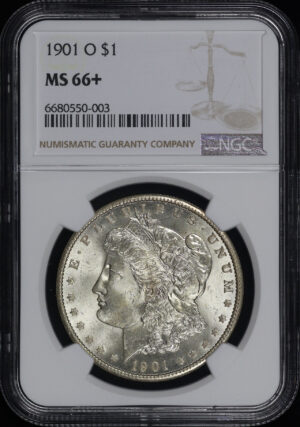 Obverse of this 1901-O Morgan Dollar NGC MS-66+