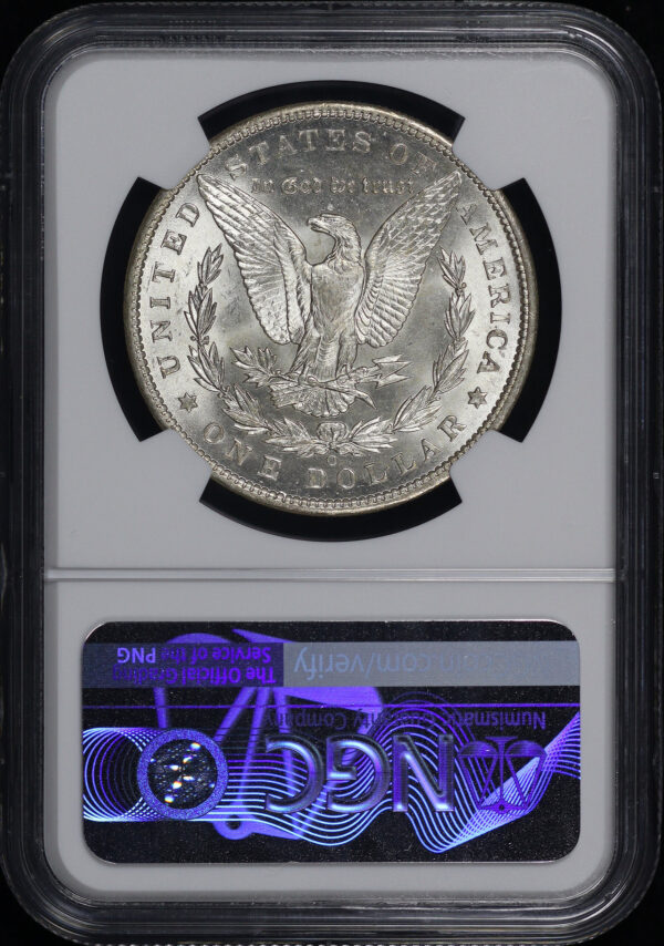 Reverse of this 1901-O Morgan Dollar NGC MS-66+