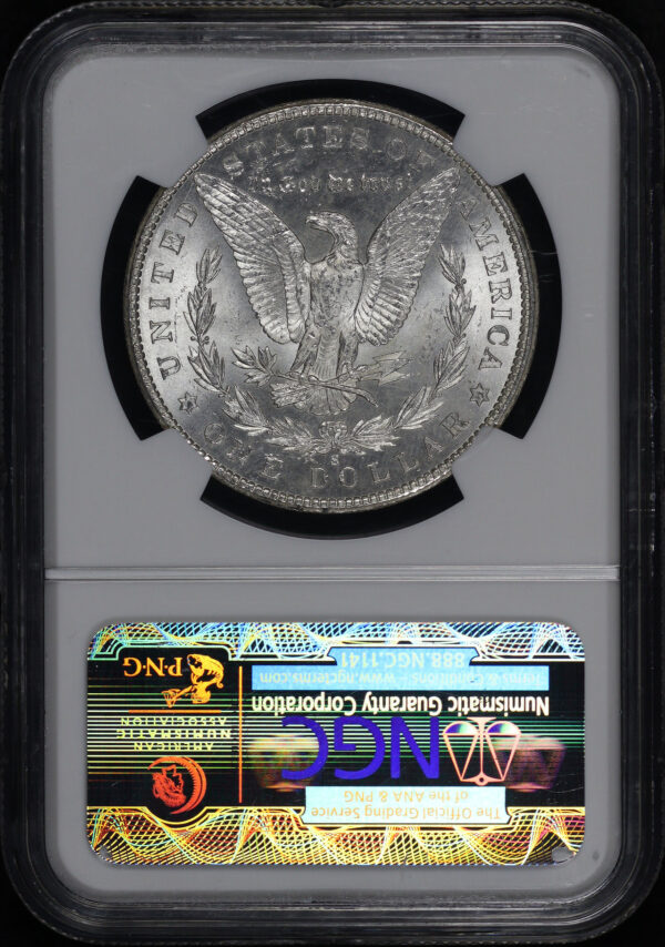 Reverse of this 1901-S Morgan Dollar NGC MS-62
