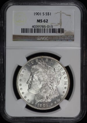 Obverse of this 1901-S Morgan Dollar NGC MS-62