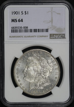 Obverse of this 1901-S Morgan Dollar NGC MS-64