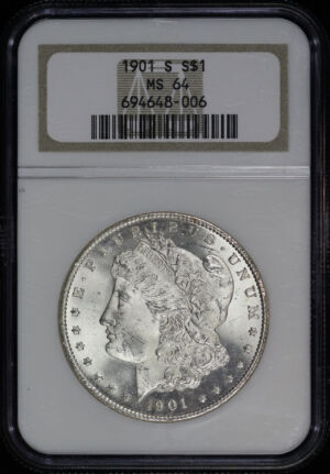 Obverse of this 1901-S Morgan Dollar NGC MS-64