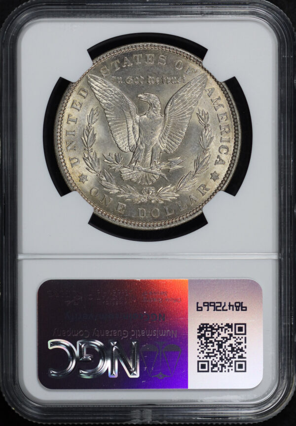 Reverse of this 1902 Morgan Dollar NGC MS-60