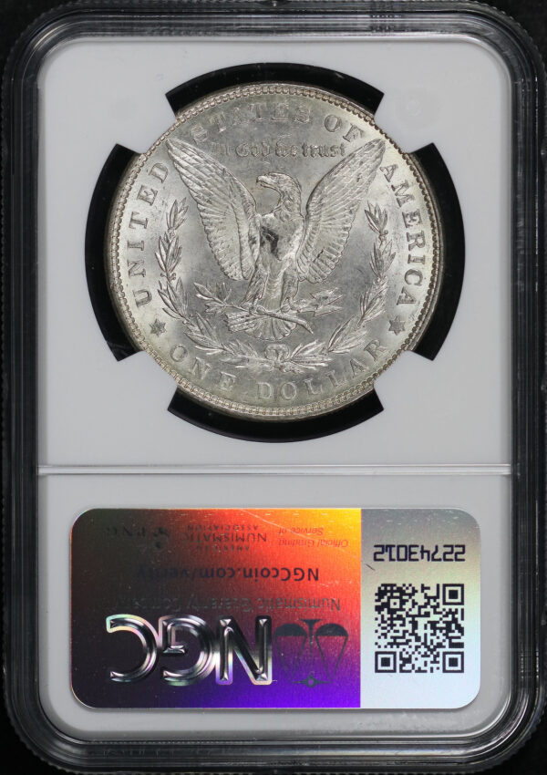Reverse of this 1902 Morgan Dollar NGC MS-62