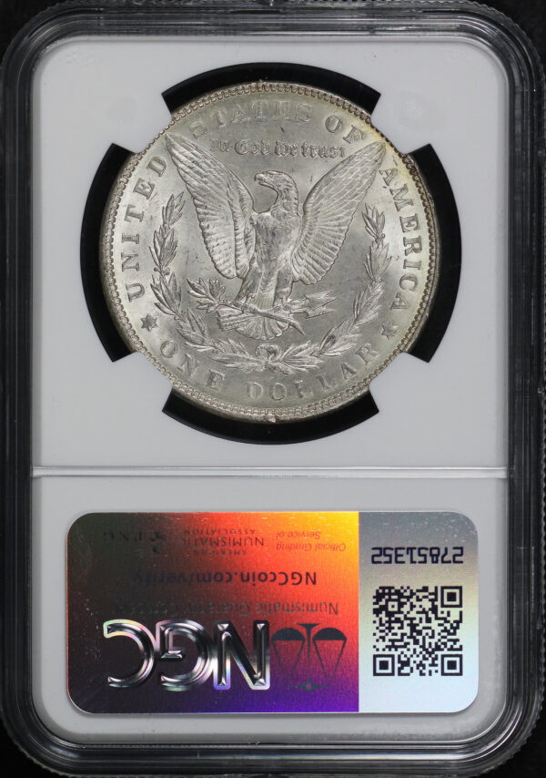 Reverse of this 1902 Morgan Dollar NGC MS-62