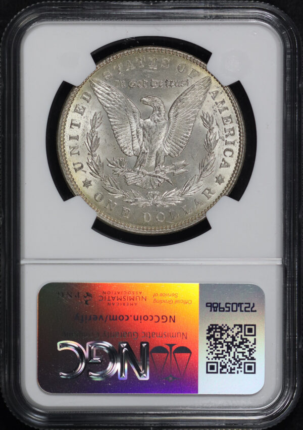 Reverse of this 1902 Morgan Dollar NGC MS-62