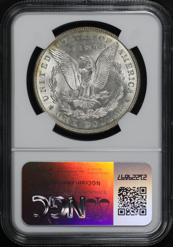 Reverse of this 1902 Morgan Dollar NGC MS-62