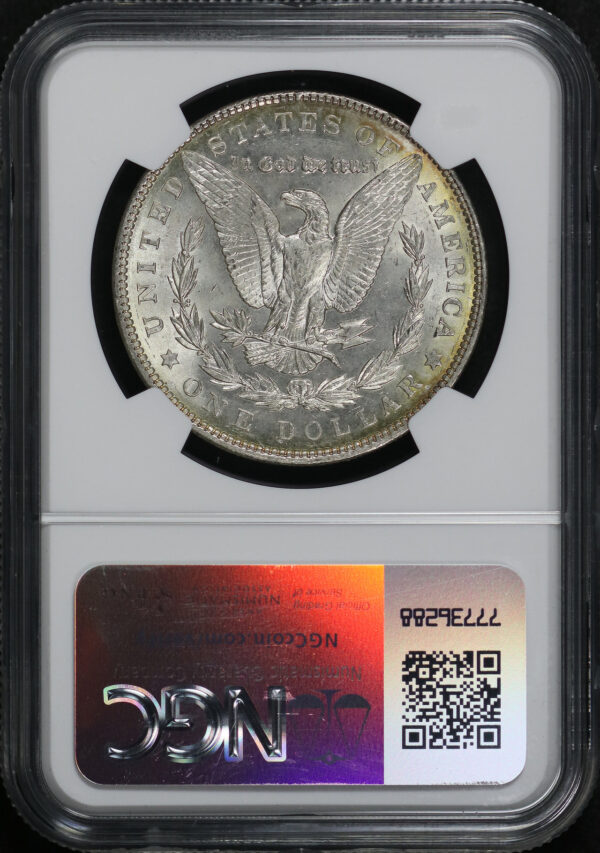 Reverse of this 1902 Morgan Dollar NGC MS-62