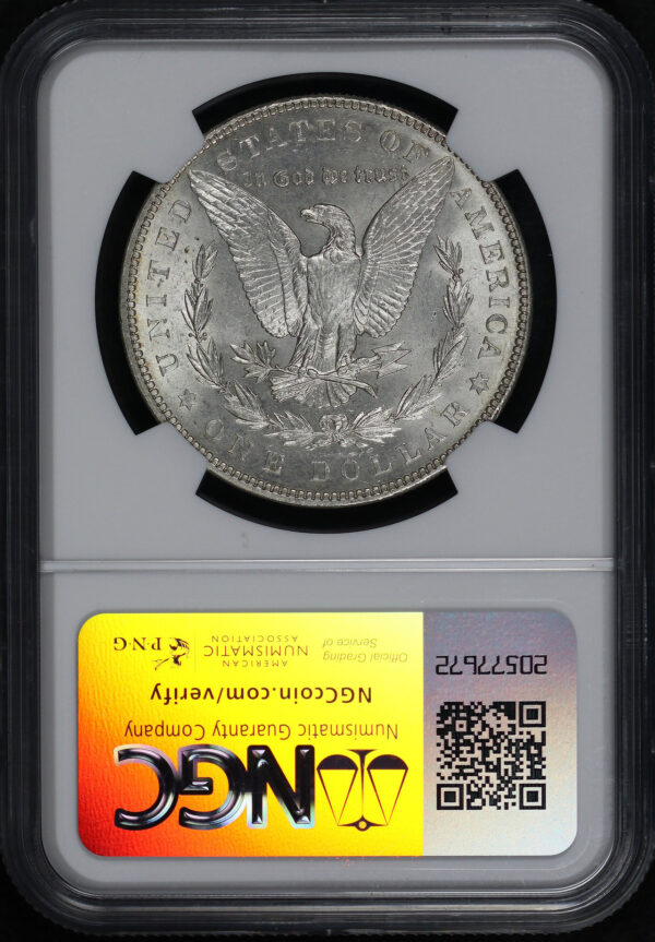 Reverse of this 1902 Morgan Dollar NGC MS-63