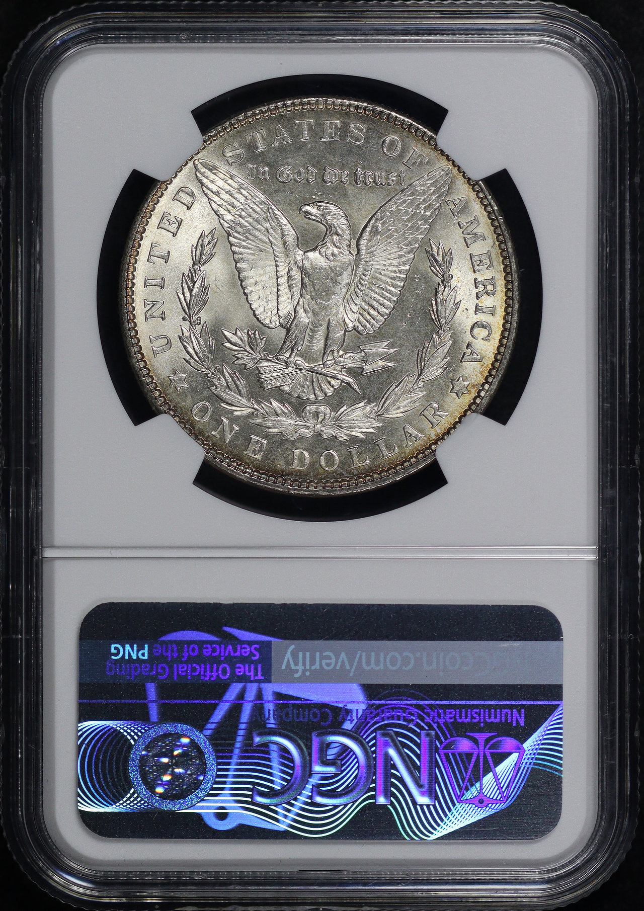 Reverse of this 1902 Morgan Dollar NGC MS-66+