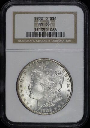 Obverse of this 1902-O Morgan Dollar NGC MS-65