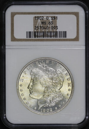 Obverse of this 1902-O Morgan Dollar NGC MS-65