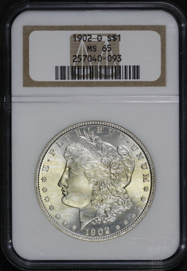 Obverse of this 1902-O Morgan Dollar NGC MS-65