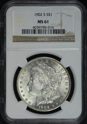 Obverse of this 1902-S Morgan Dollar NGC MS-61