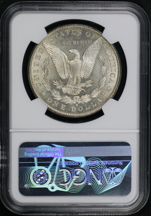 Reverse of this 1902-S Morgan Dollar NGC MS-63