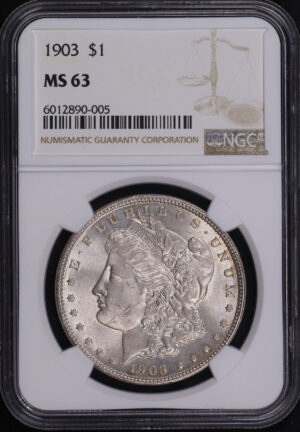 Obverse of this 1903 Morgan Dollar NGC MS-63