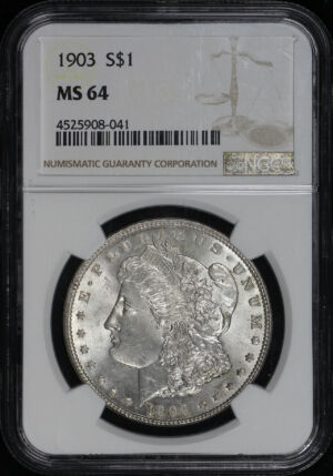 Obverse of this 1903 Morgan Dollar NGC MS-64