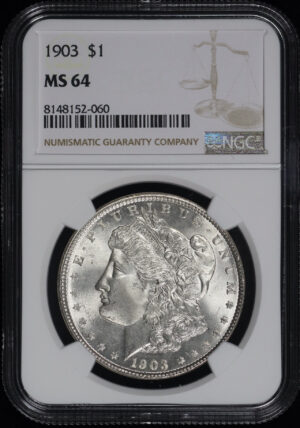 Obverse of this 1903 Morgan Dollar NGC MS-64