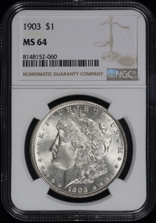 Obverse of this 1903 Morgan Dollar NGC MS-64
