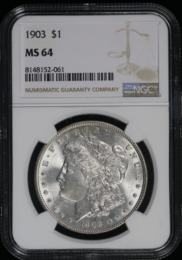 Obverse of this 1903 Morgan Dollar NGC MS-64