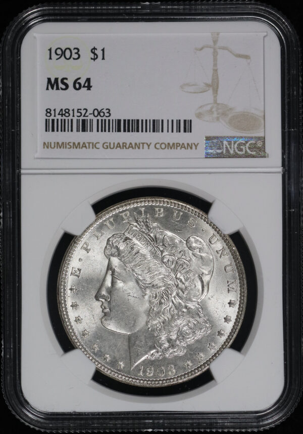 Obverse of this 1903 Morgan Dollar NGC MS-64