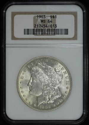 Obverse of this 1903 Morgan Dollar NGC MS-64