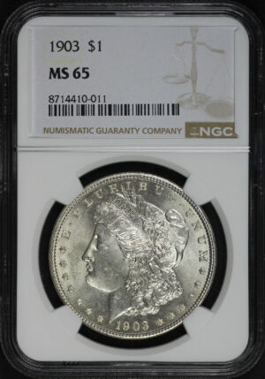 Obverse of this 1903 Morgan Dollar NGC MS-65