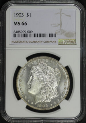 Obverse of this 1903 Morgan Dollar NGC MS-66