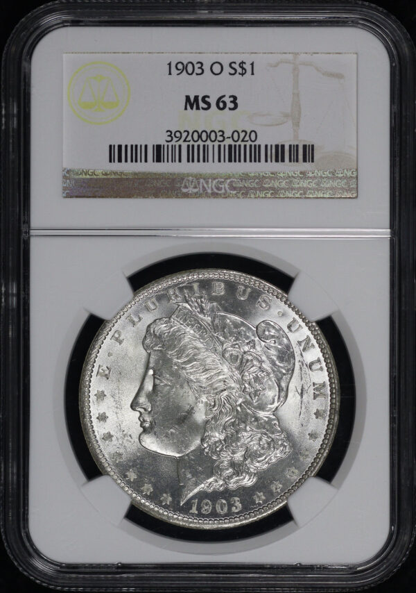 Obverse of this 1903-O Morgan Dollar NGC MS-63