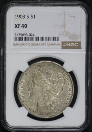 Obverse of this 1903-S Morgan Dollar NGC XF-40