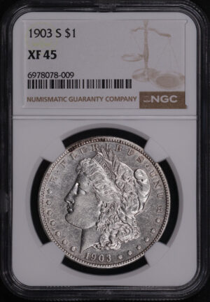 Obverse of this 1903-S Morgan Dollar NGC XF-45