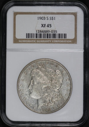 Obverse of this 1903-S Morgan Dollar NGC XF-45