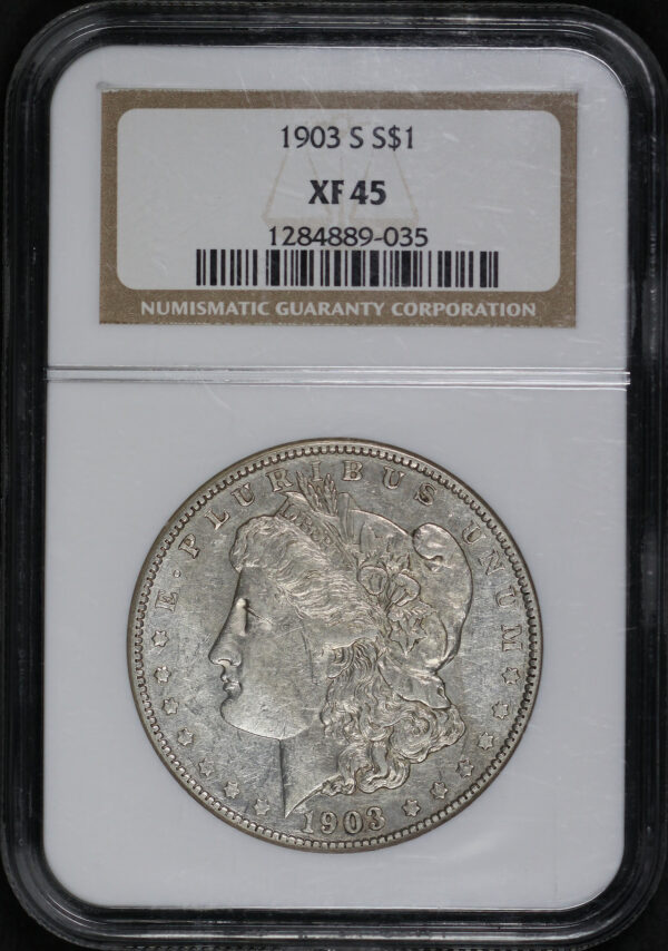 Obverse of this 1903-S Morgan Dollar NGC XF-45