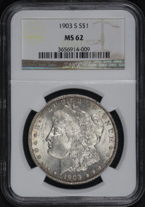 Obverse of this 1903-S Morgan Dollar NGC MS-62