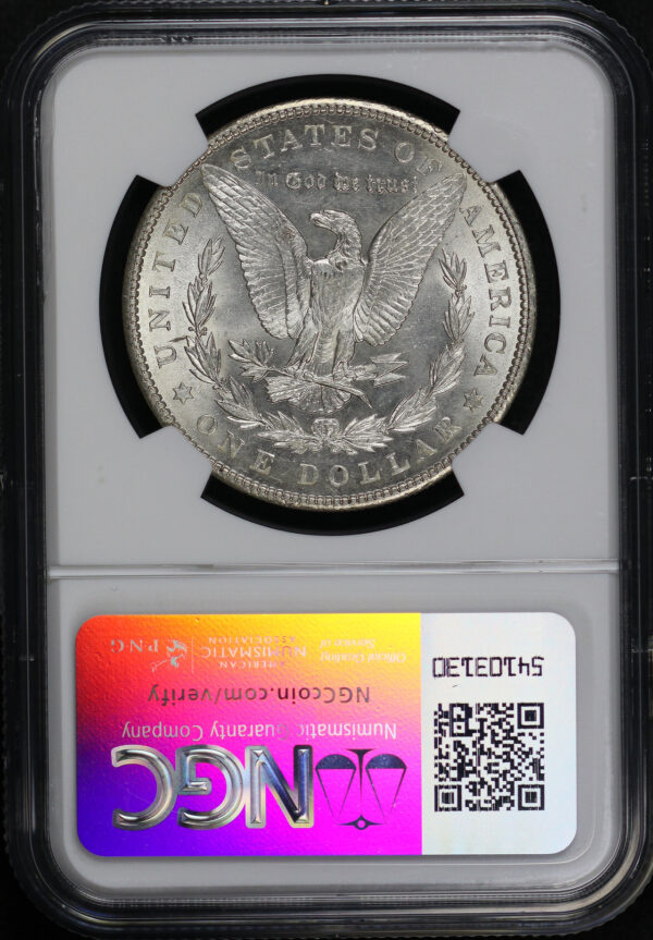 Reverse of this 1904 Morgan Dollar NGC MS-62