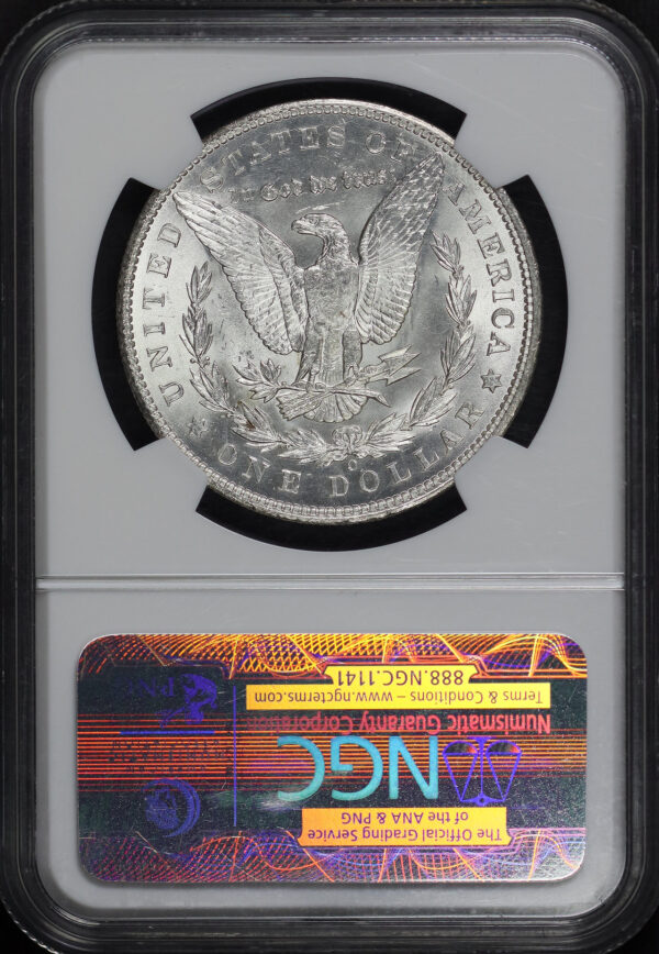 Reverse of this 1904-O Morgan Dollar NGC MS-63