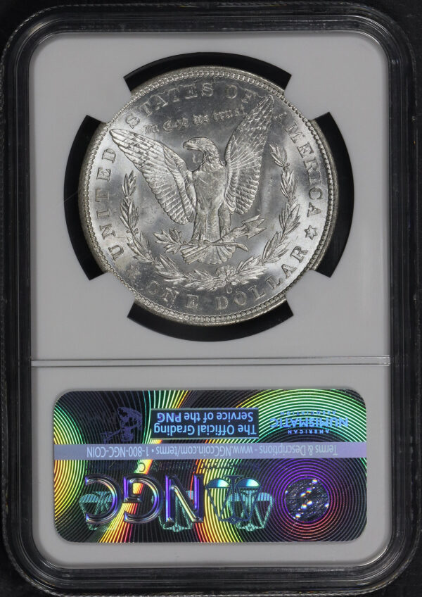 Reverse of this 1904-O Morgan Dollar NGC MS-65