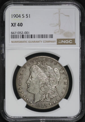 Obverse of this 1904-S Morgan Dollar NGC XF-40