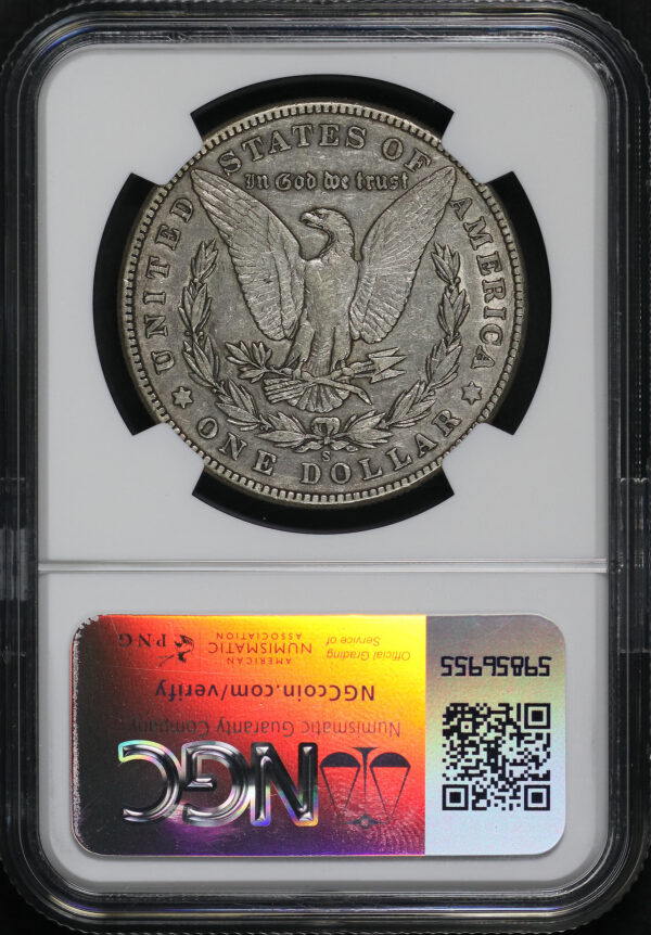 Reverse of this 1904-S Morgan Dollar NGC XF-40