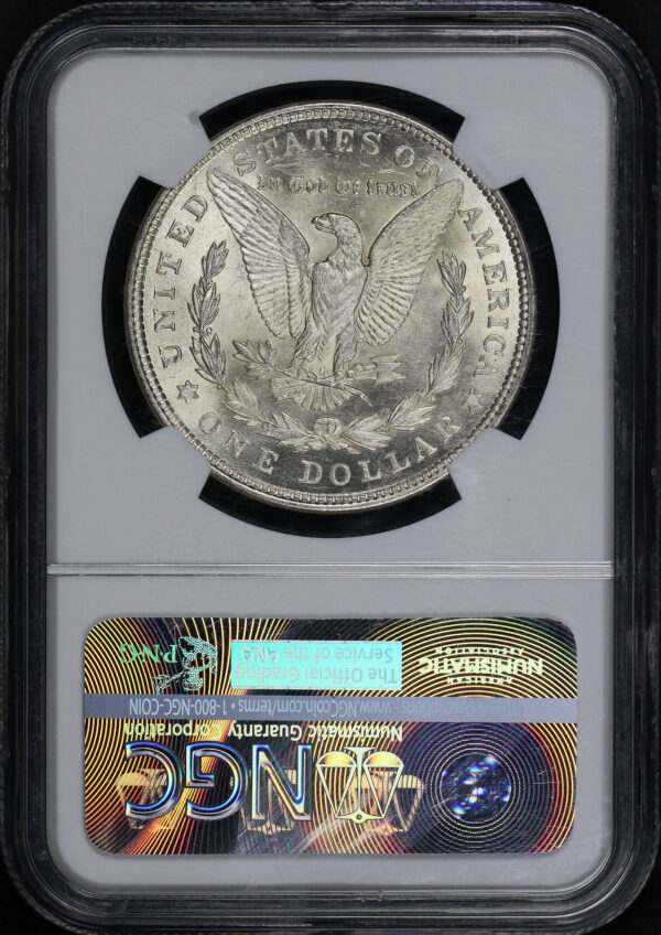 Reverse of this 1921 Morgan Dollar NGC MS-62