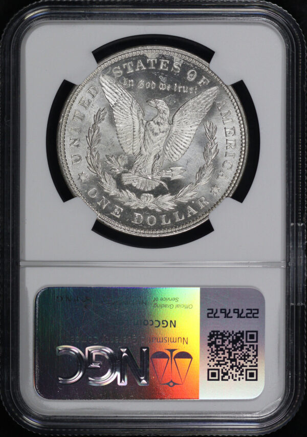 Reverse of this 1921 Morgan Dollar NGC MS-62