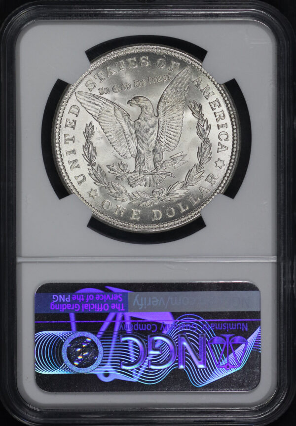 Reverse of this 1921 Morgan Dollar NGC MS-63