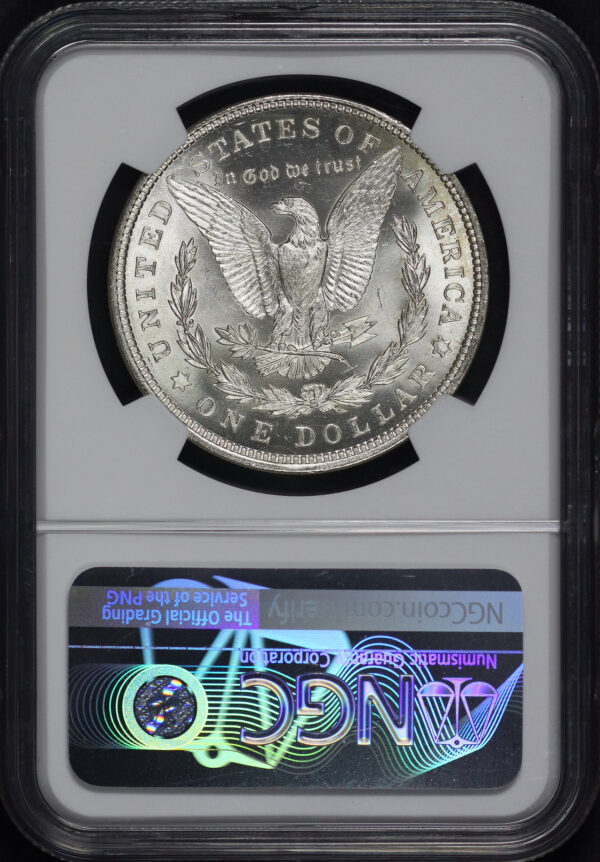 Reverse of this 1921 Morgan Dollar NGC-64