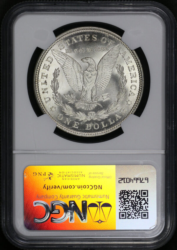 Reverse of this 1921 Morgan Dollar NGC MS-66